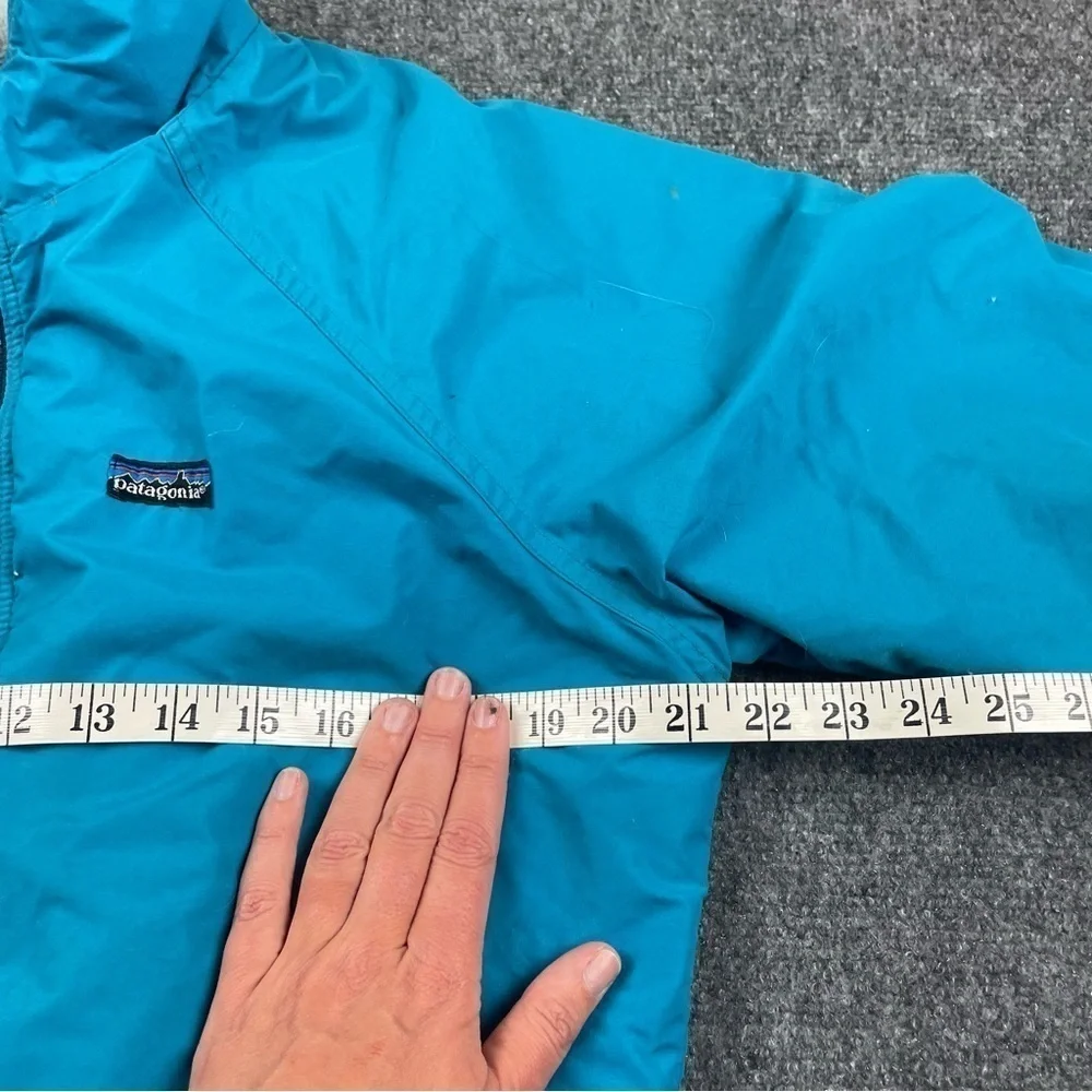 PATAGONIA Vintage Kids 80’s Ski Jacket Blue Coat Fleeced Lined size: 9/10
